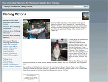 Tablet Screenshot of fishingvictoria.ca